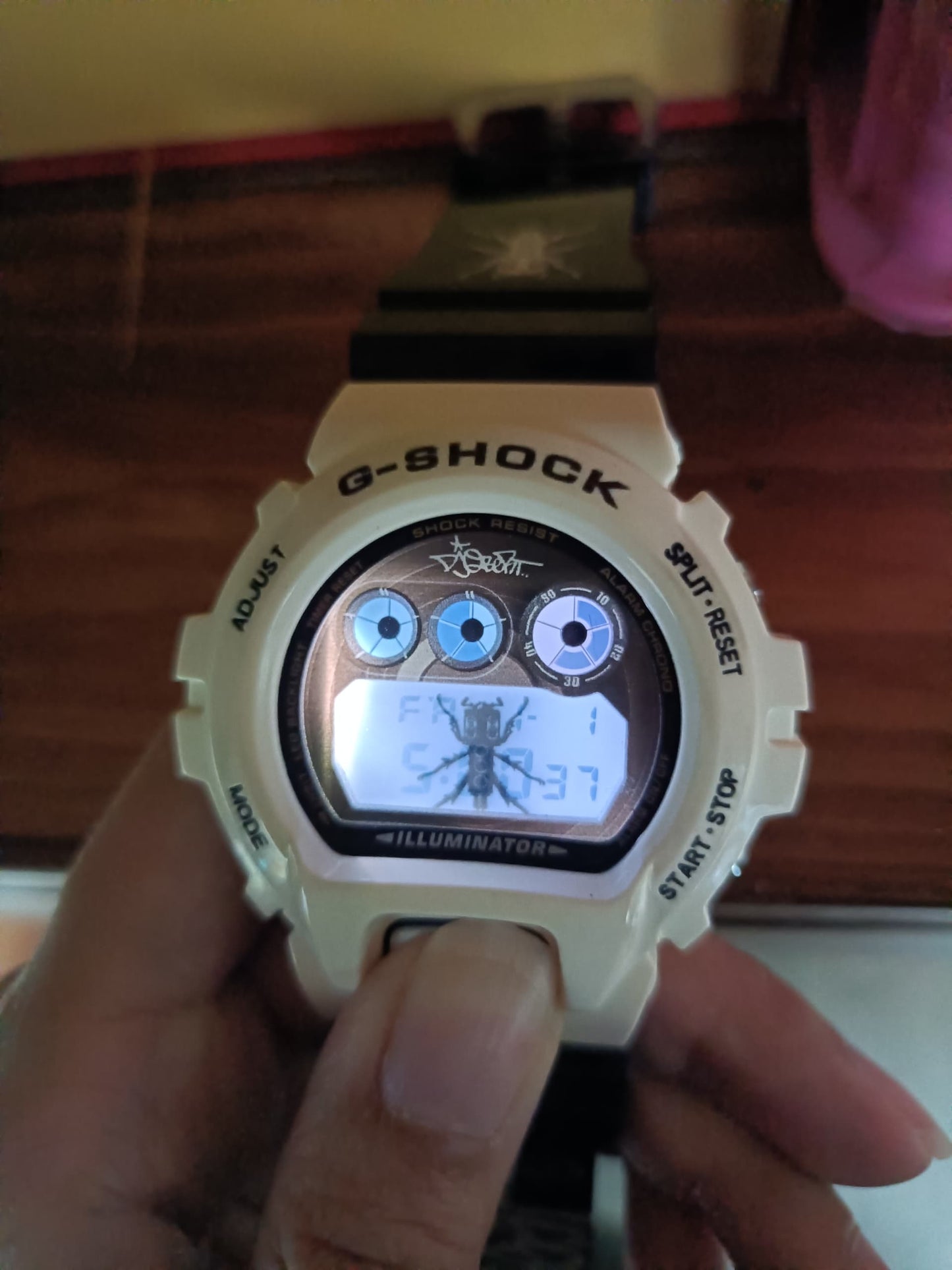 The all new DJ Q-BERT x G-SHOCK (black n white edition)