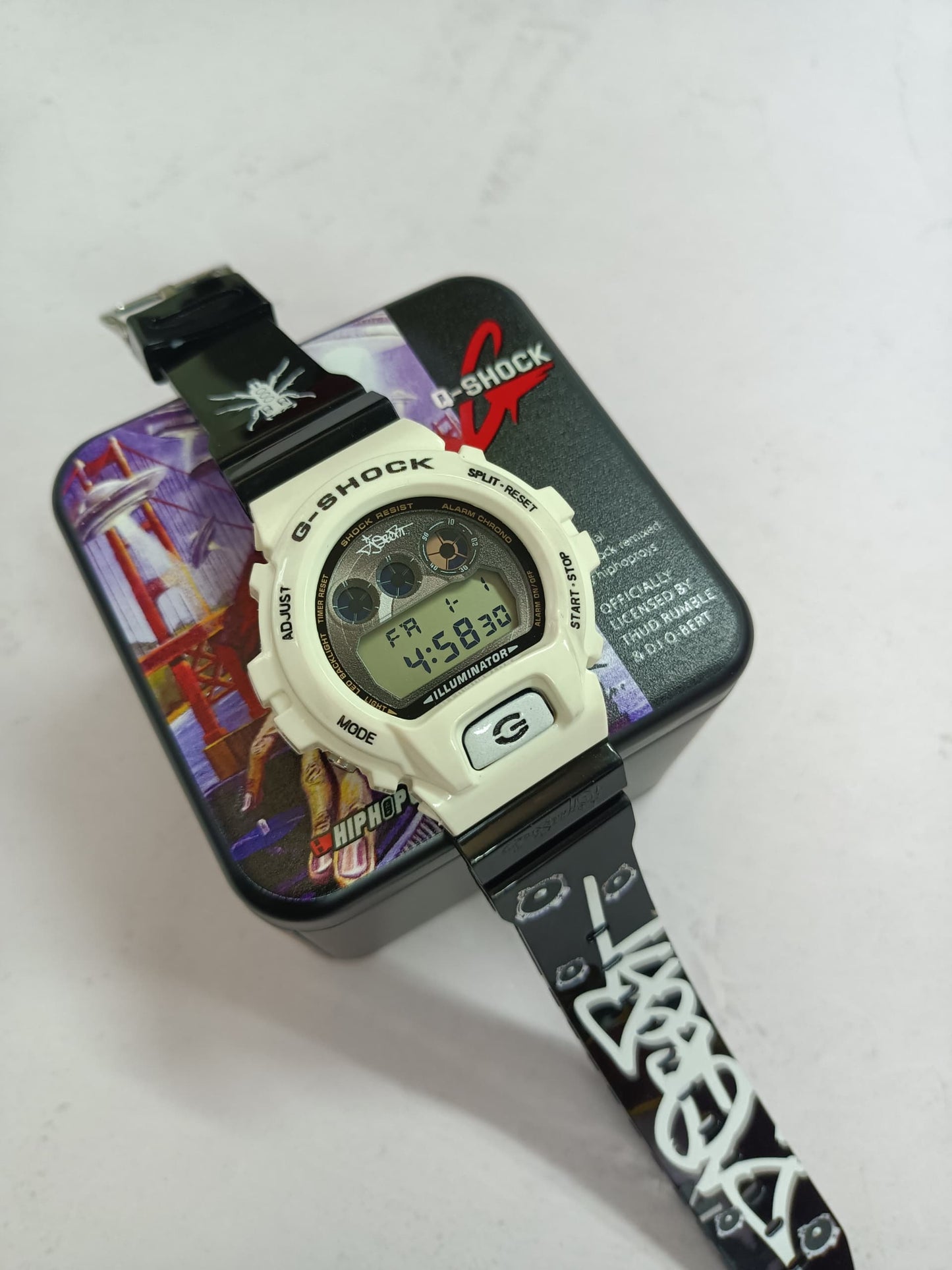 The all new DJ Q-BERT x G-SHOCK (black n white edition)